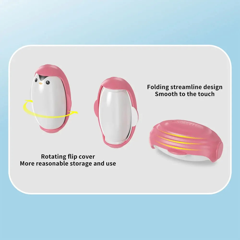 Penguin Lint Remover Reusable Sticky Roller for Pet Hair & Clothes