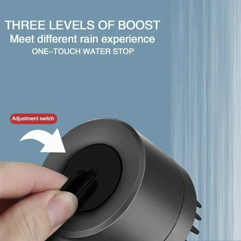 3-Mode Pressurized Shower Head