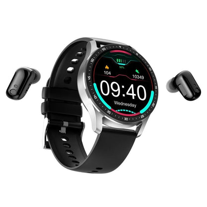 2-in-1 Smartwatch with TWS Bluetooth Earbuds