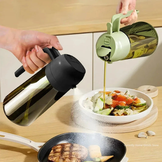 2-in-1 Olive Oil Dispenser & Sprayer